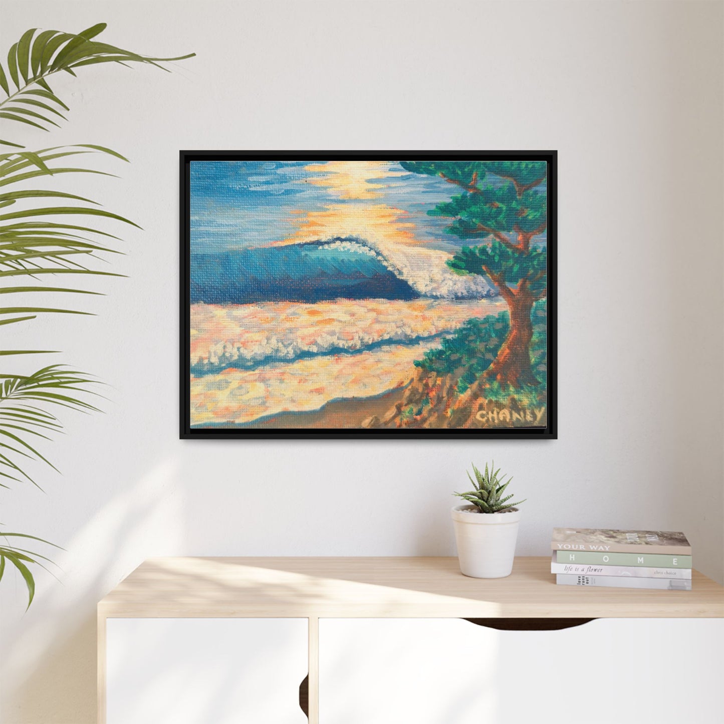 Matte Canvas, Framed (Multi-color)