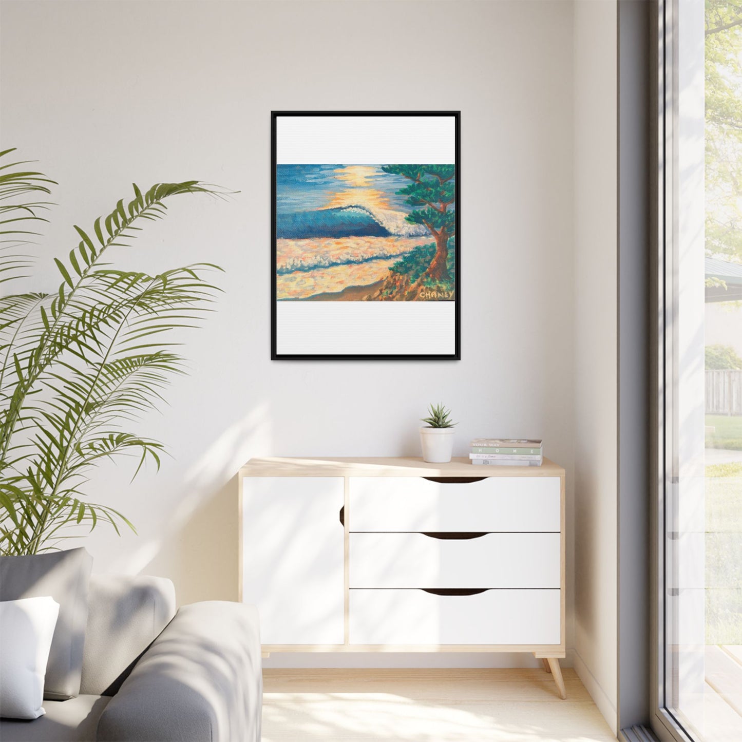 Matte Canvas, Framed (Multi-color)