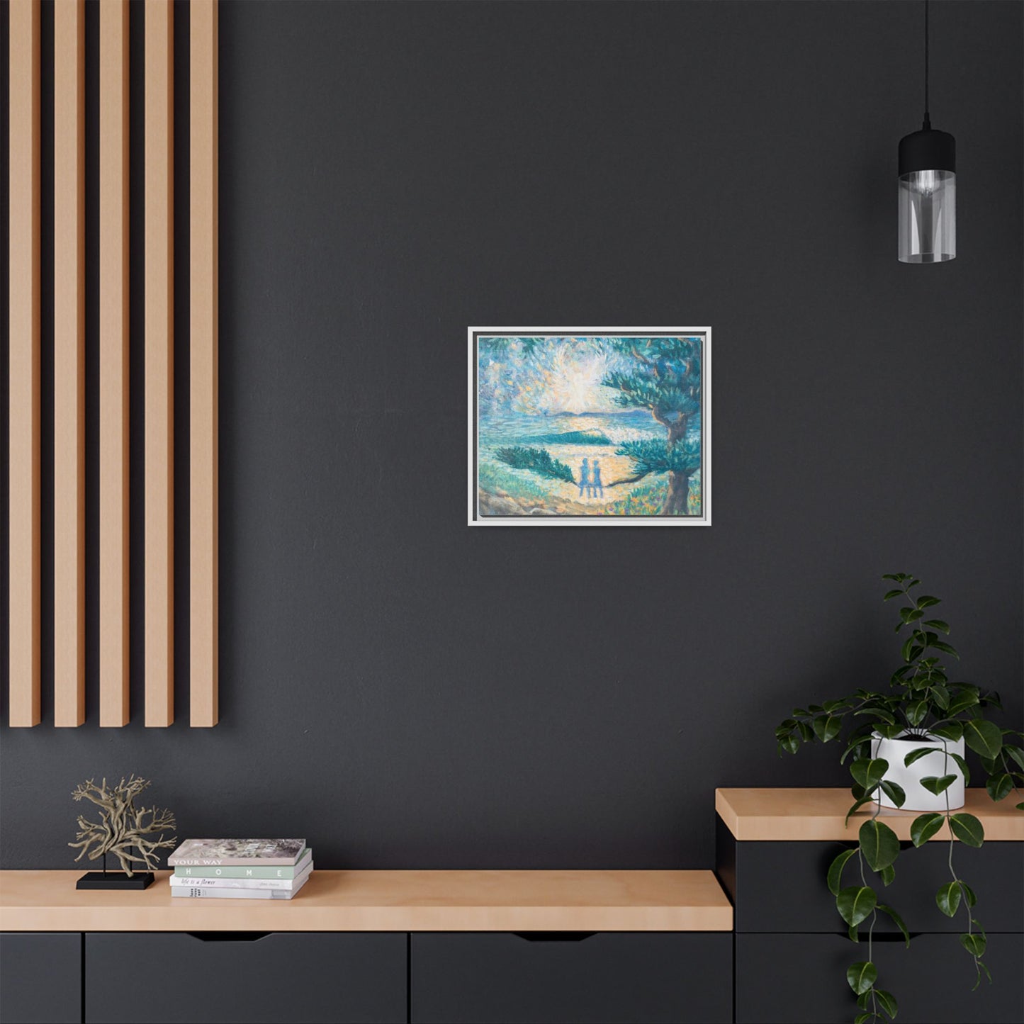 Matte Canvas, Framed (Multi-color)