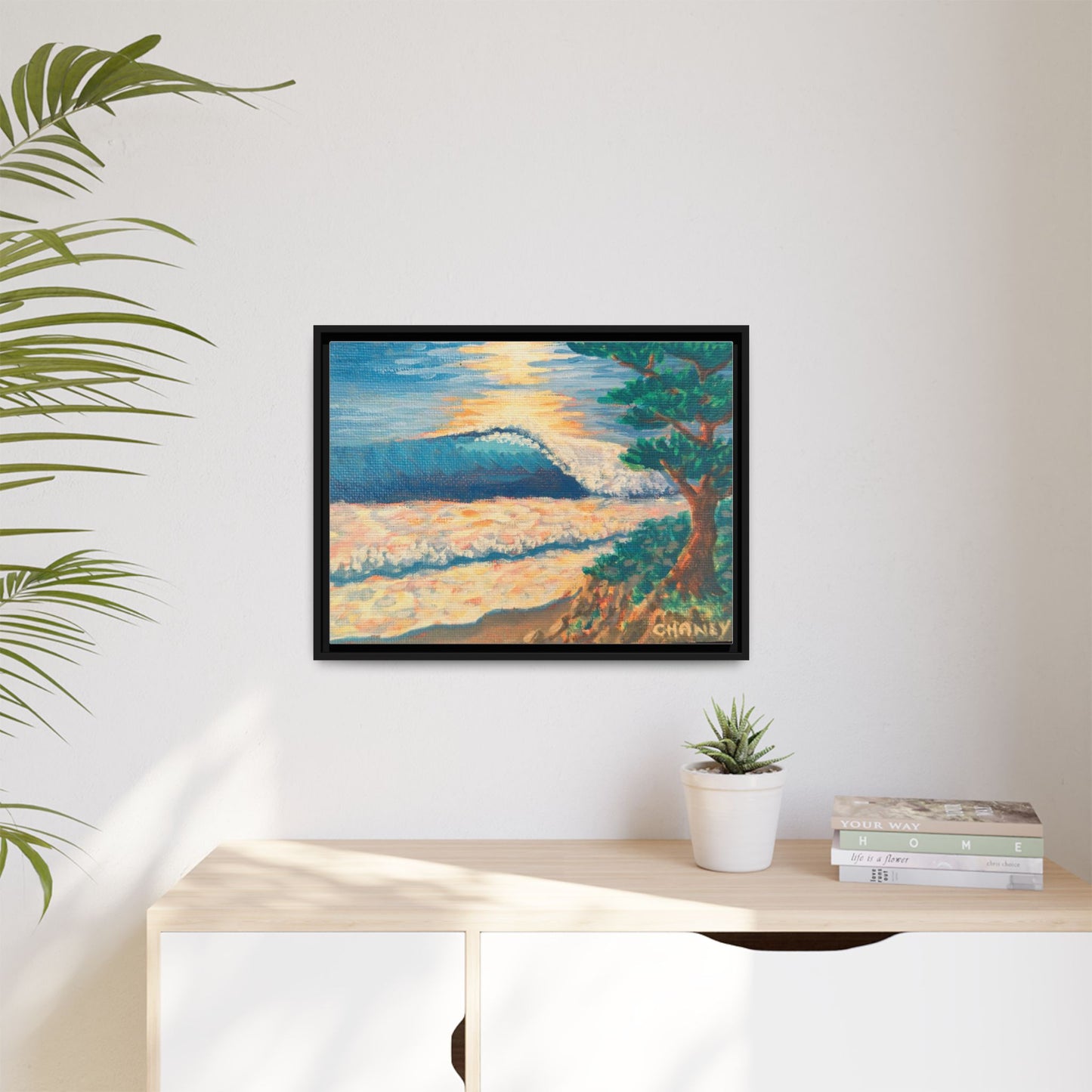 Matte Canvas, Framed (Multi-color)