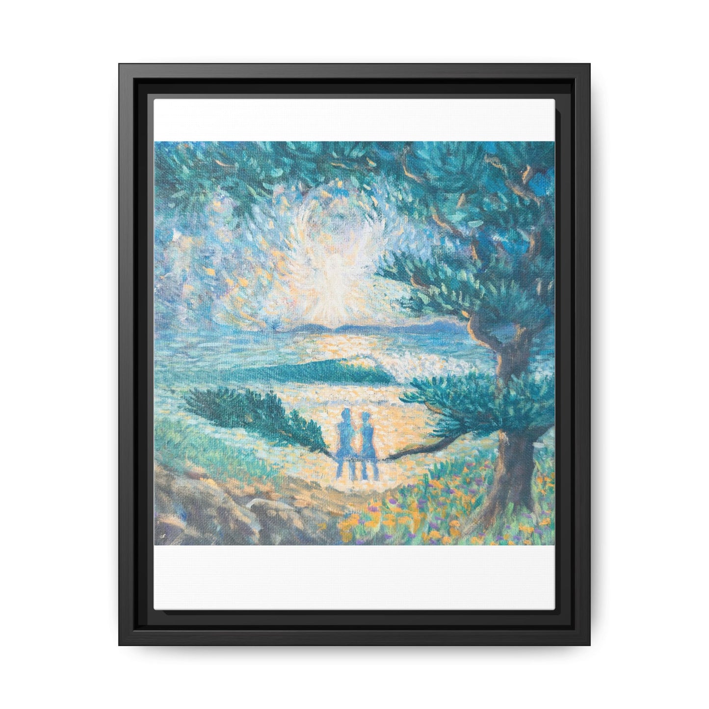 Matte Canvas, Framed (Multi-color)