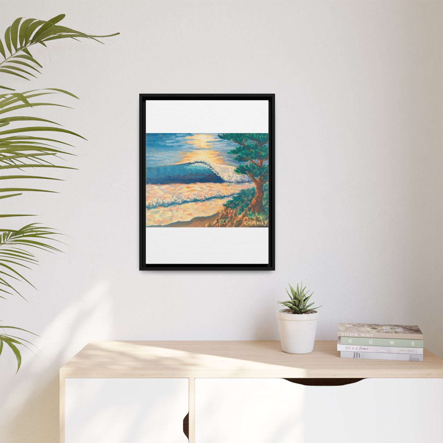 Matte Canvas, Framed (Multi-color)