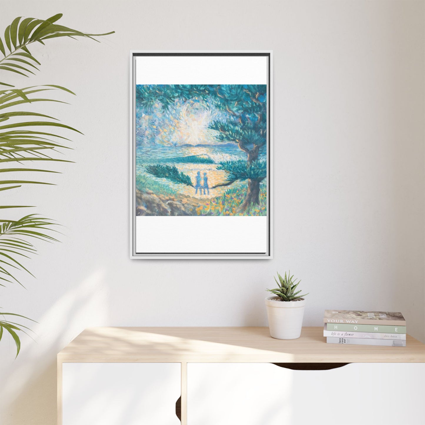 Matte Canvas, Framed (Multi-color)