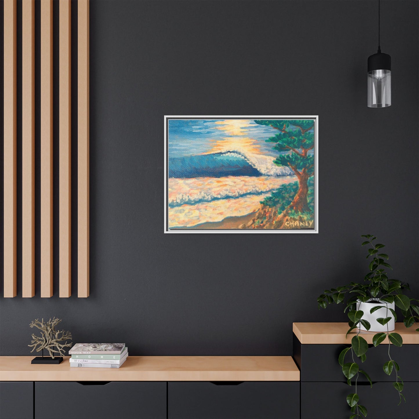 Matte Canvas, Framed (Multi-color)