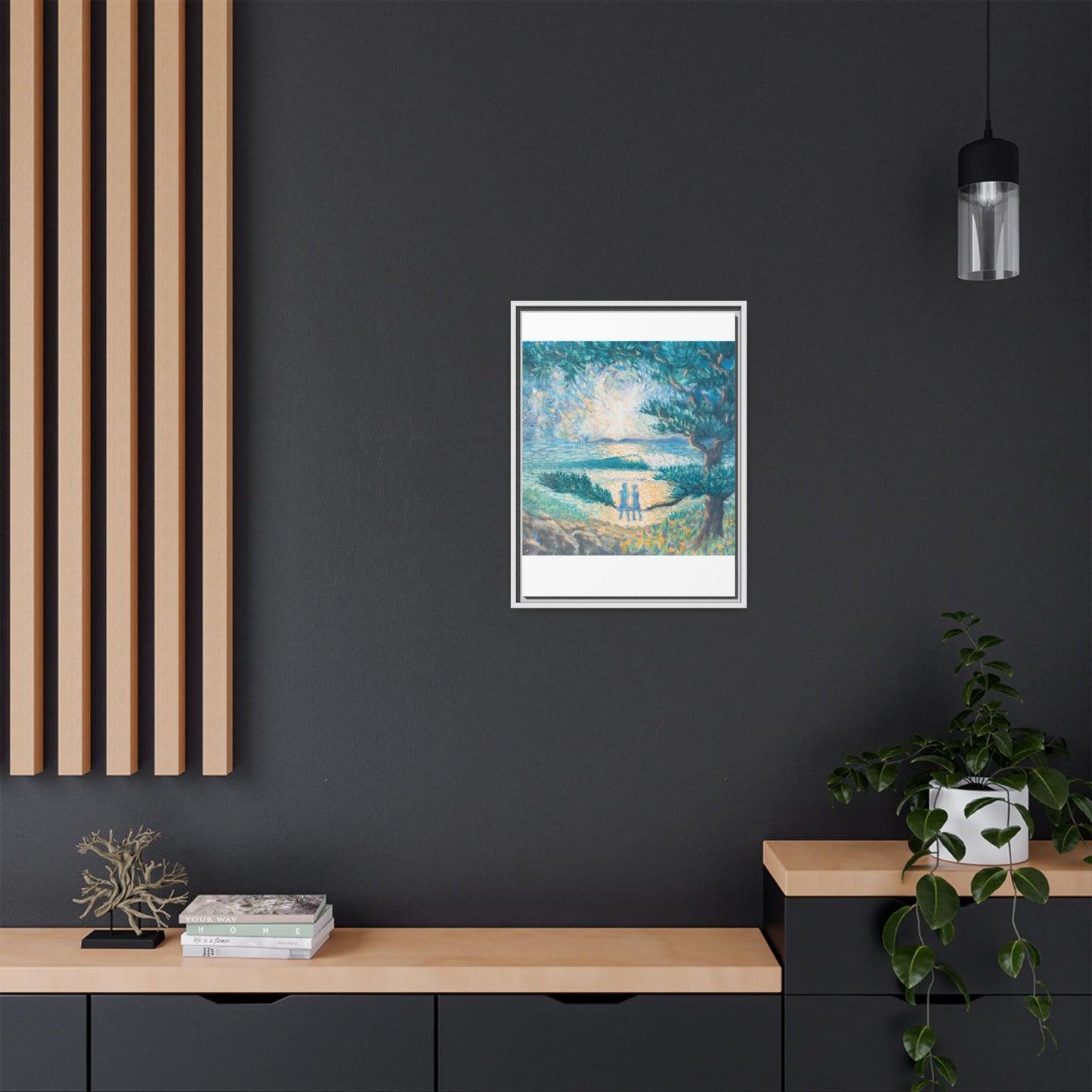 Matte Canvas, Framed (Multi-color)
