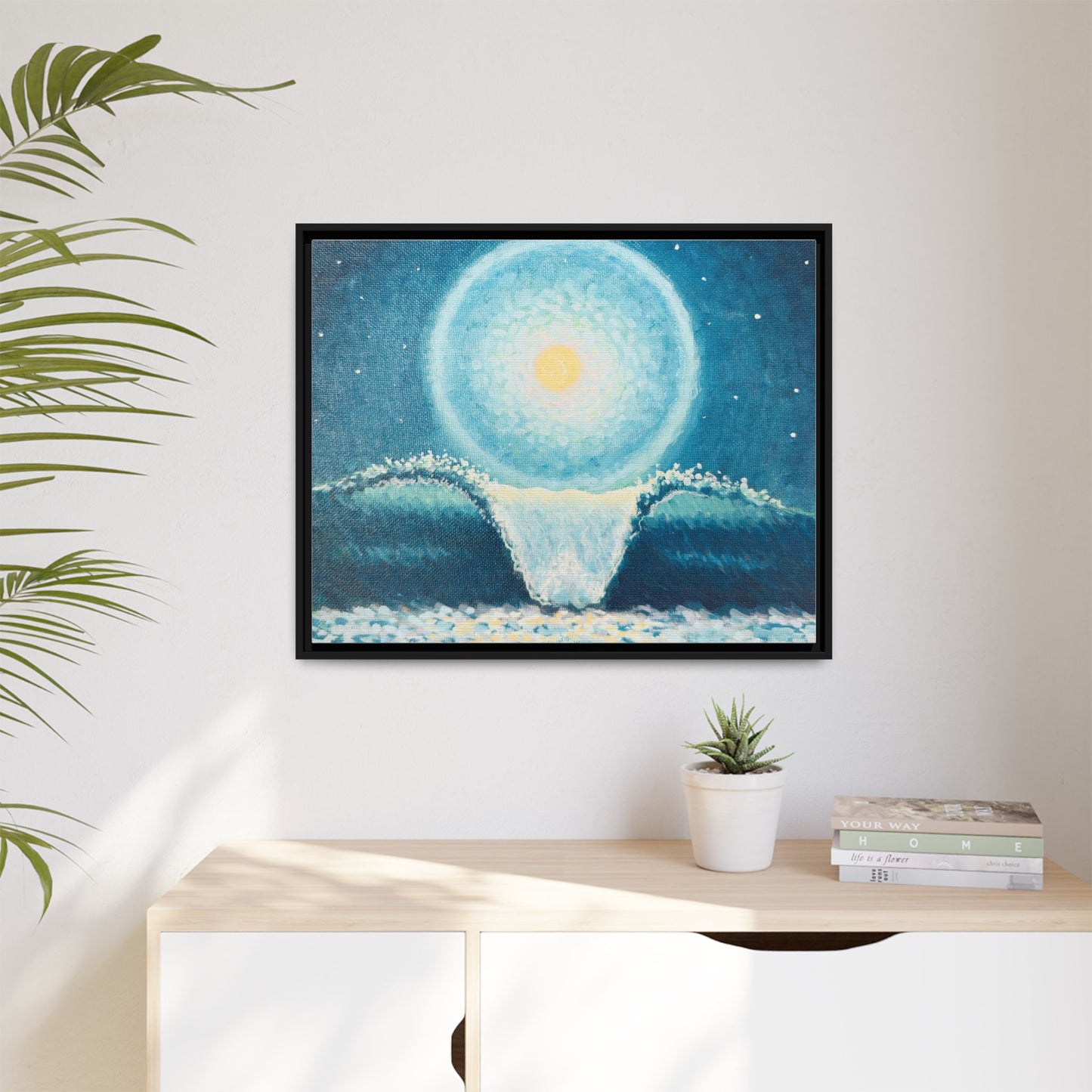 Matte Canvas, Framed (Multi-color)