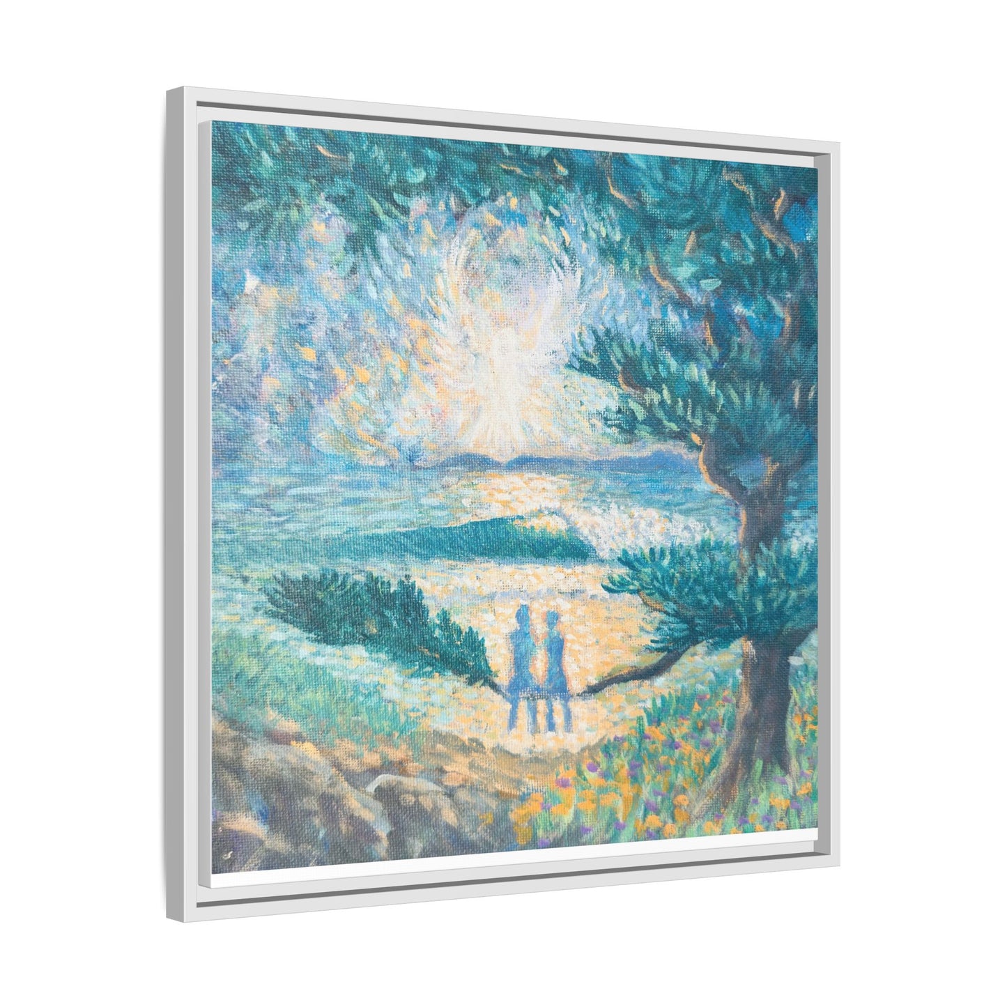 Matte Canvas, Framed (Multi-color)