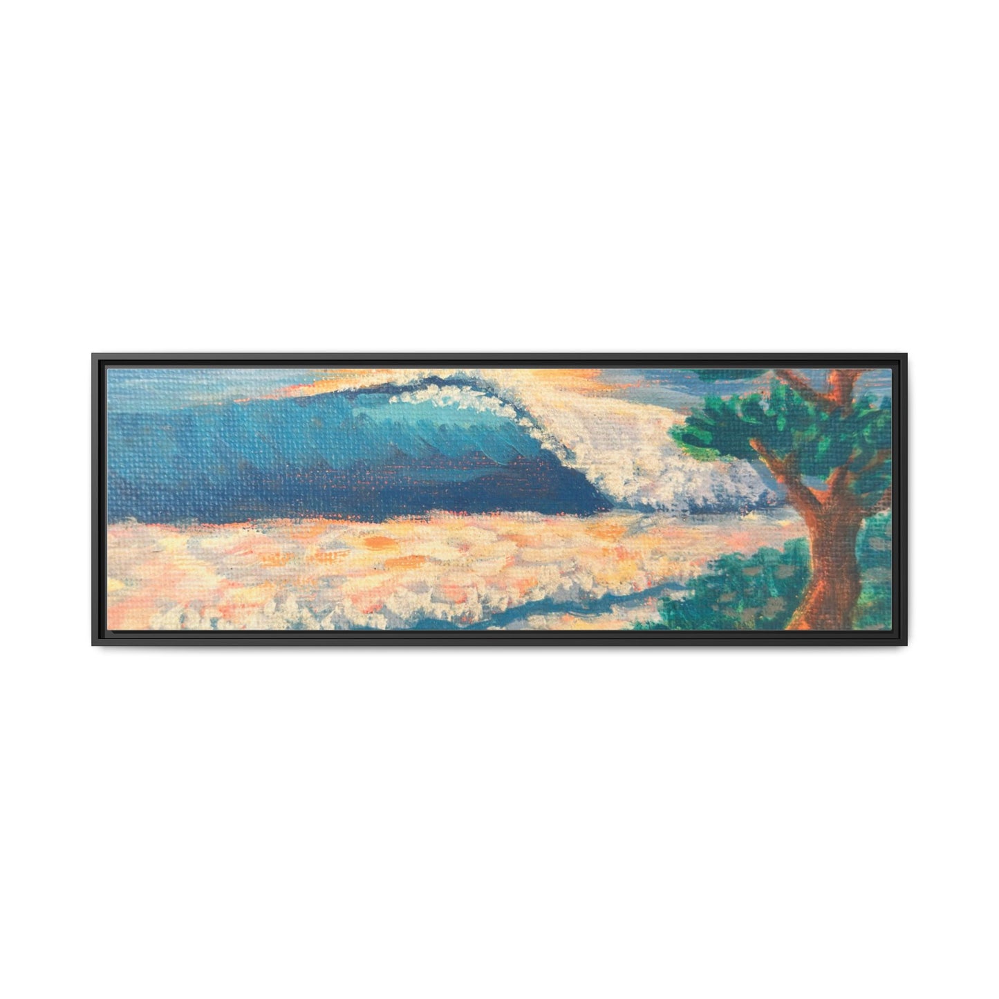 Matte Canvas, Framed (Multi-color)