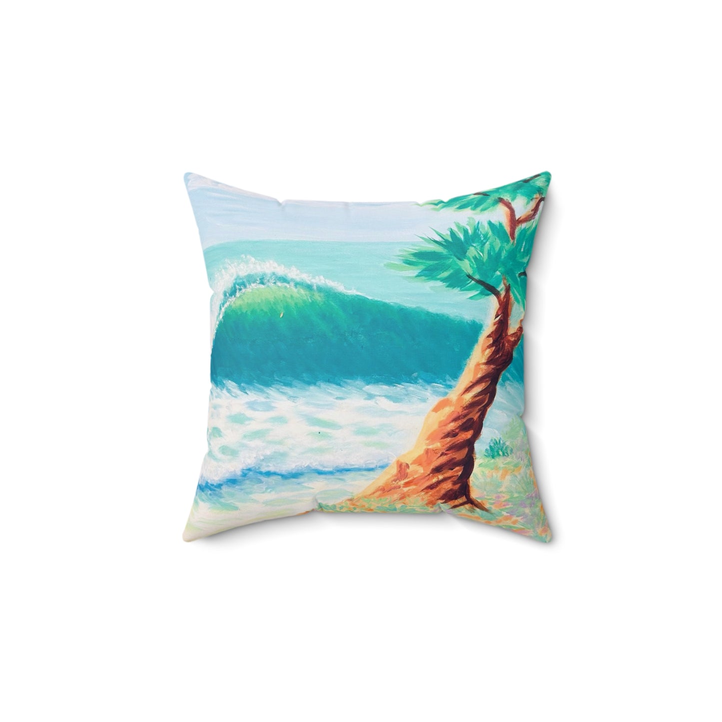 Spun Polyester Square Pillow