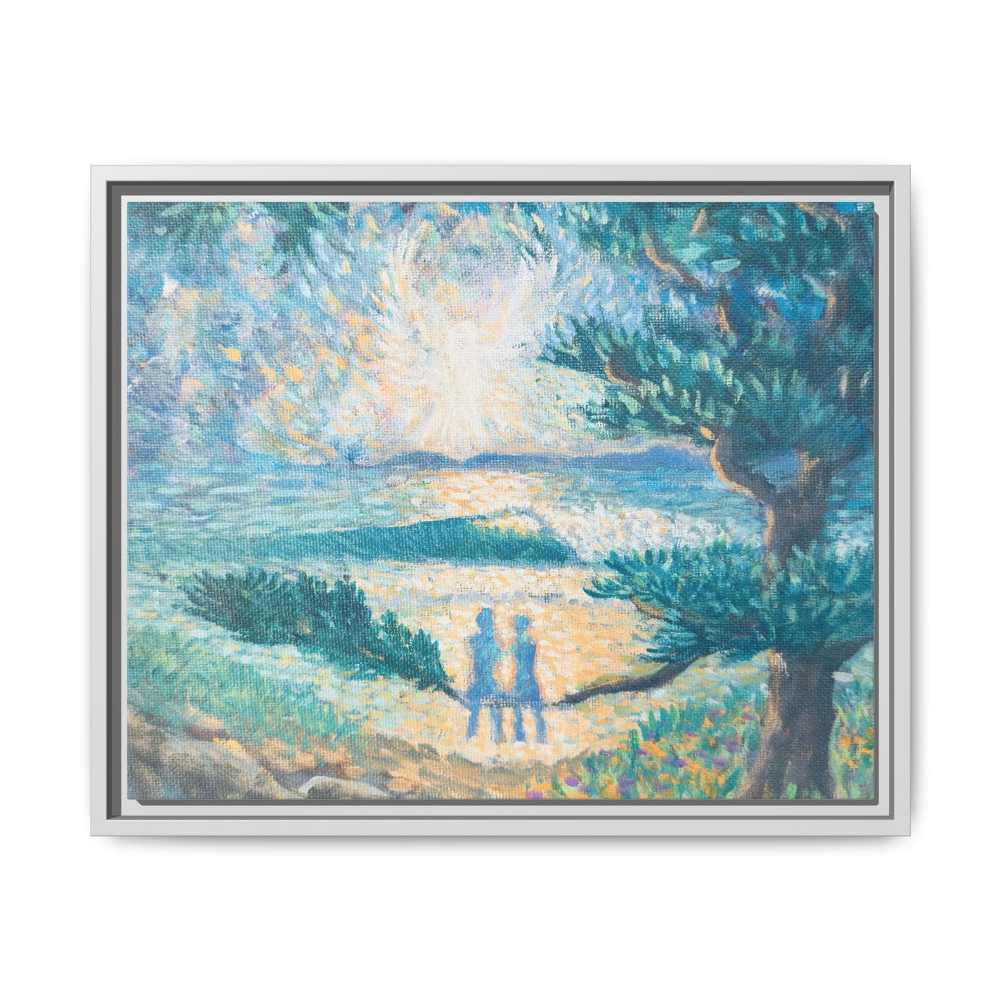 Matte Canvas, Framed (Multi-color)