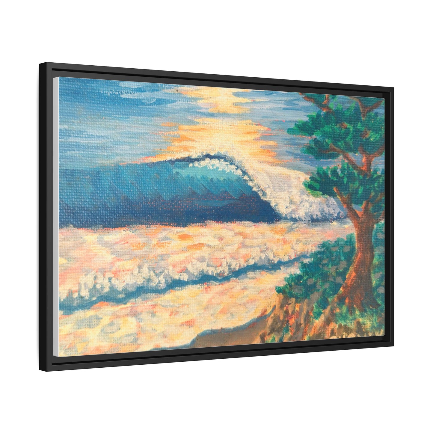 Matte Canvas, Framed (Multi-color)