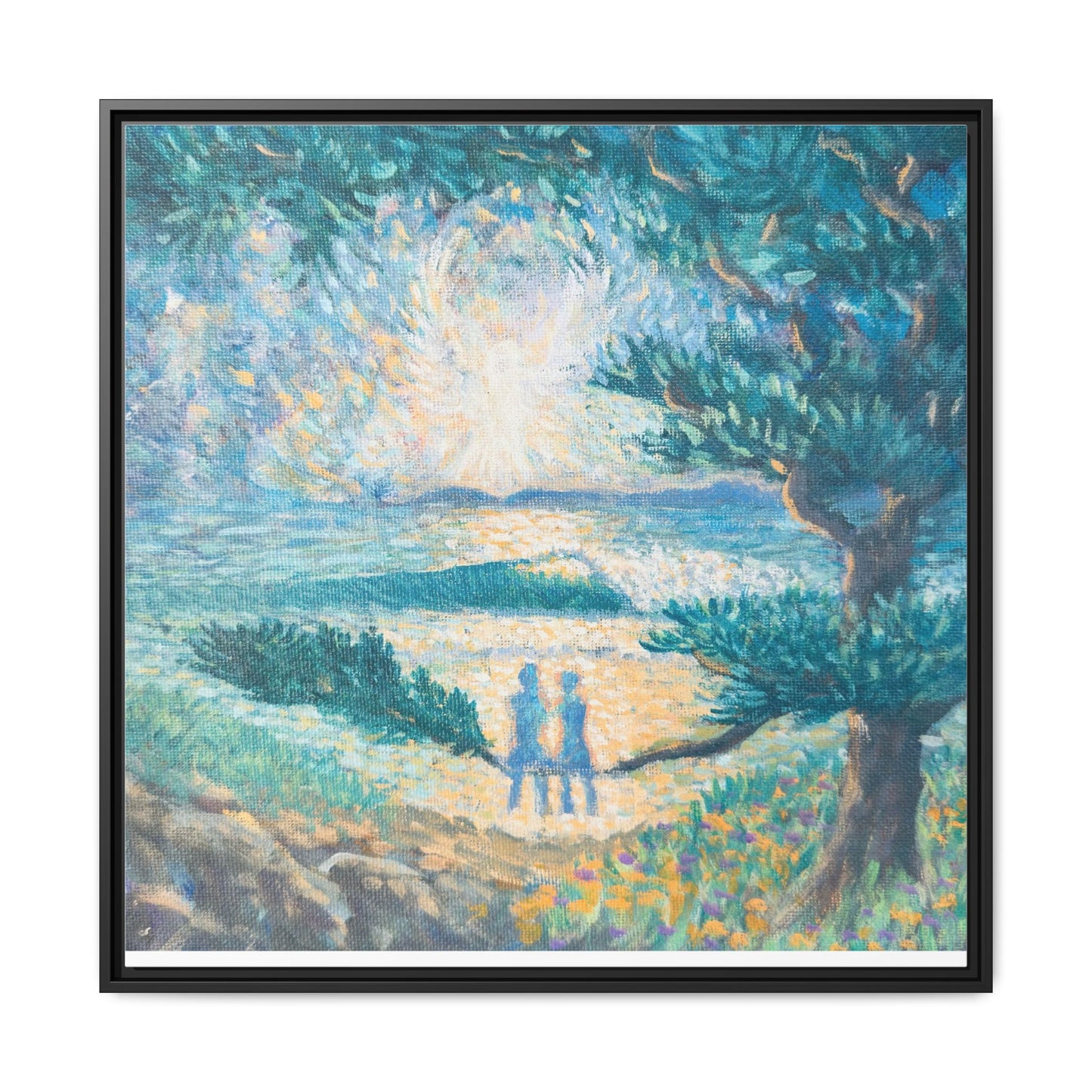 Matte Canvas, Framed (Multi-color)