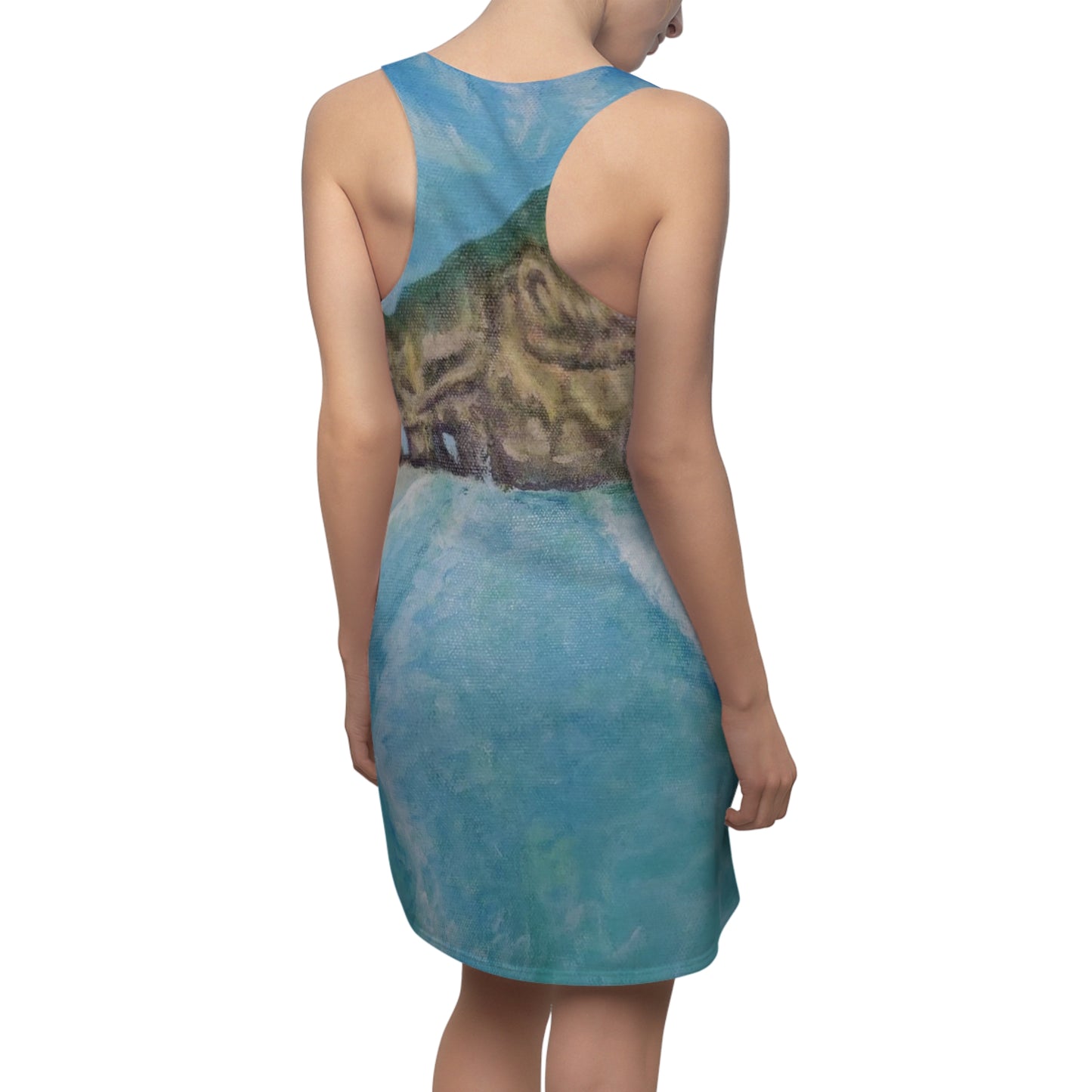 Women's Cut & Sew Racerback Dress (AOP)