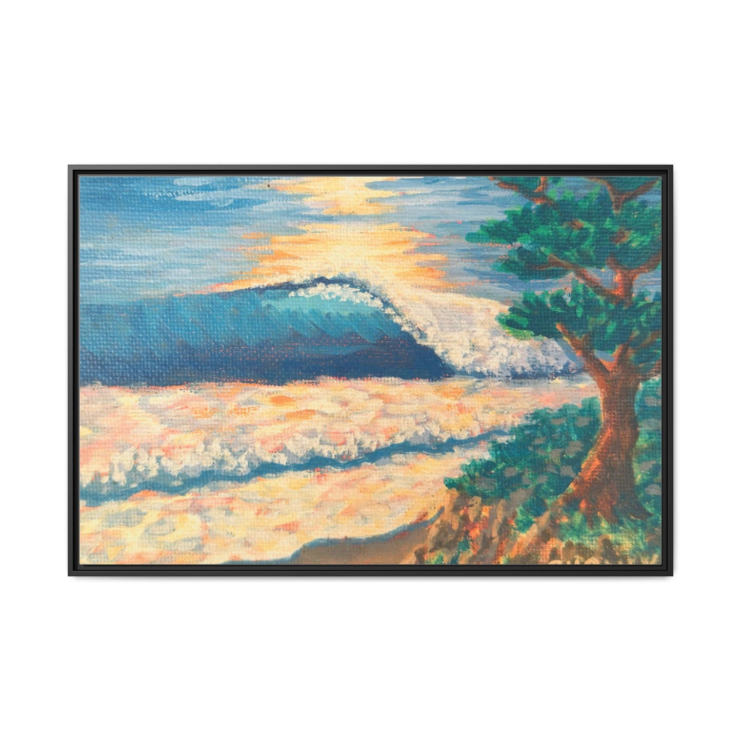 Matte Canvas, Framed (Multi-color)