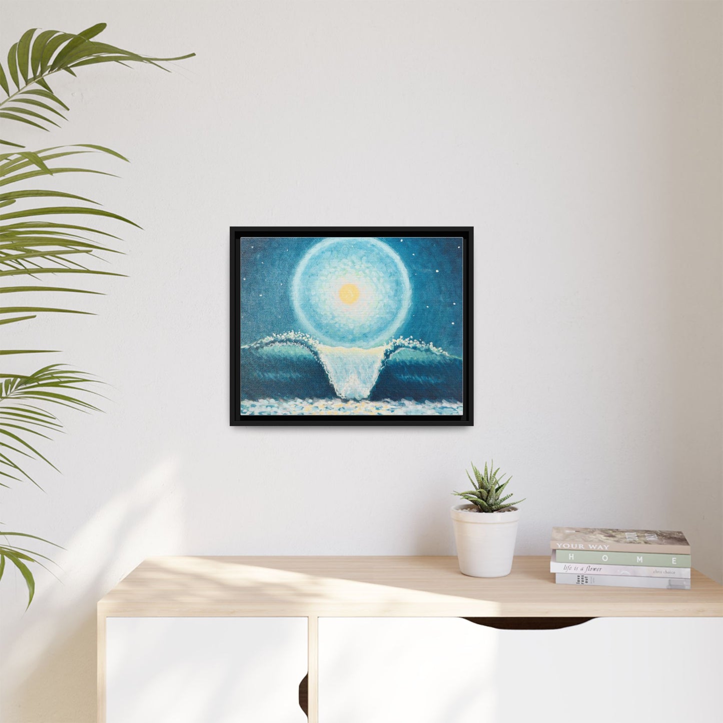 Matte Canvas, Framed (Multi-color)
