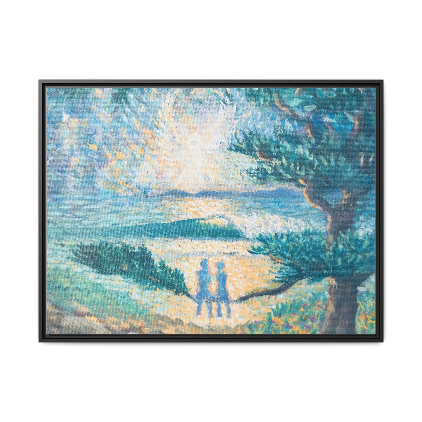 Matte Canvas, Framed (Multi-color)