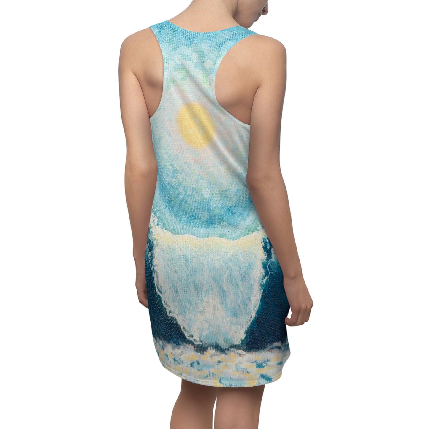 Women's Cut & Sew Racerback Dress (AOP)