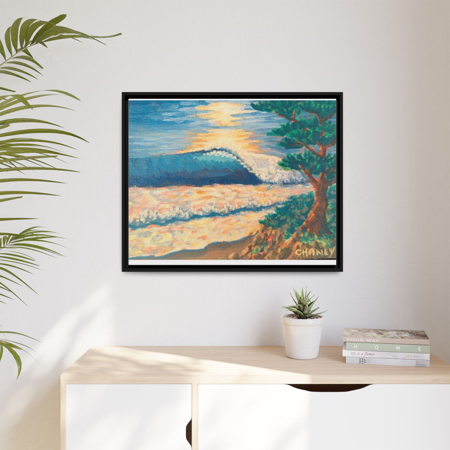 Matte Canvas, Framed (Multi-color)