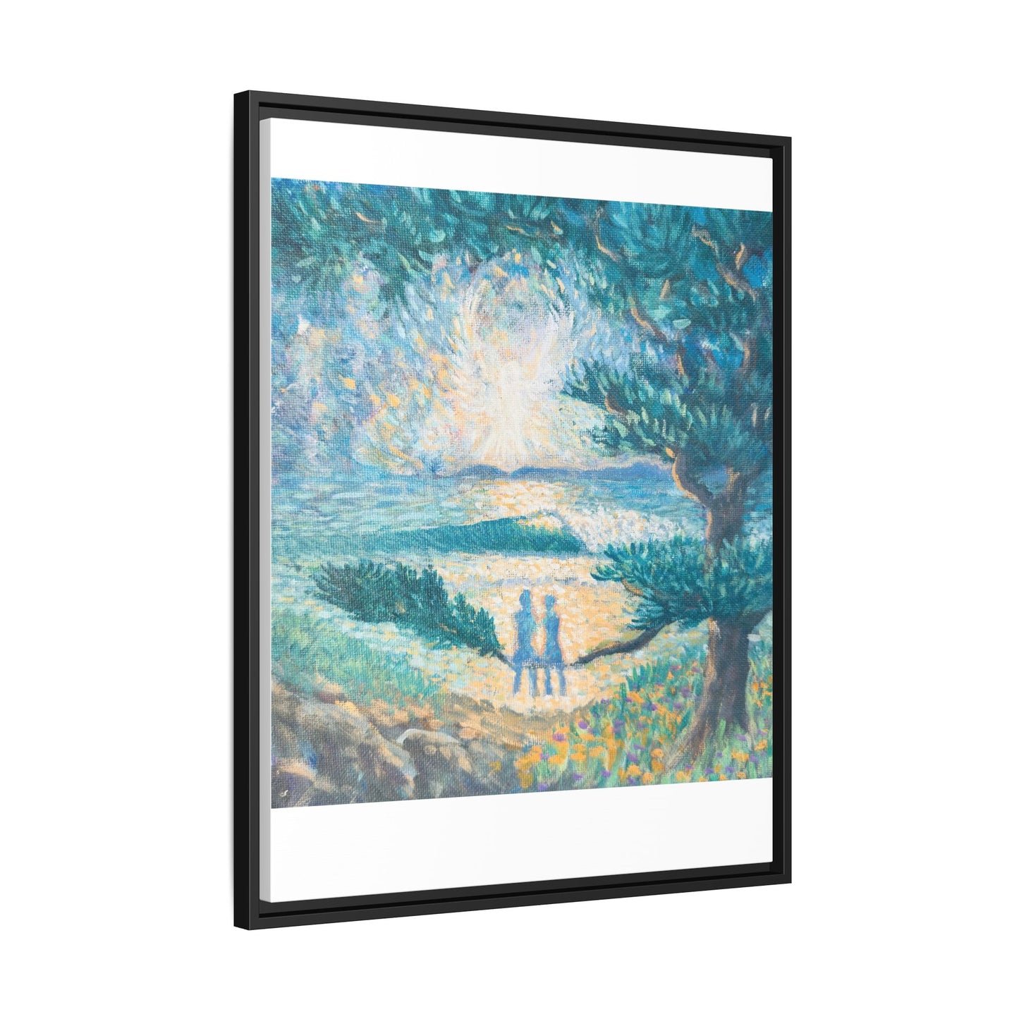 Matte Canvas, Framed (Multi-color)