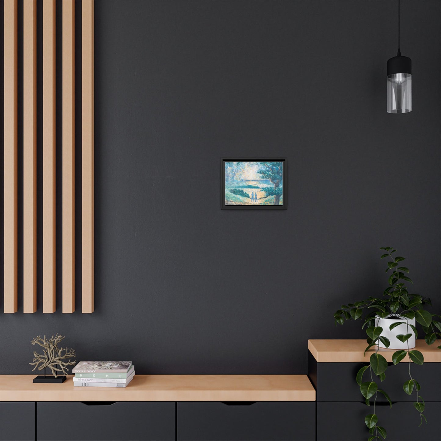 Matte Canvas, Framed (Multi-color)