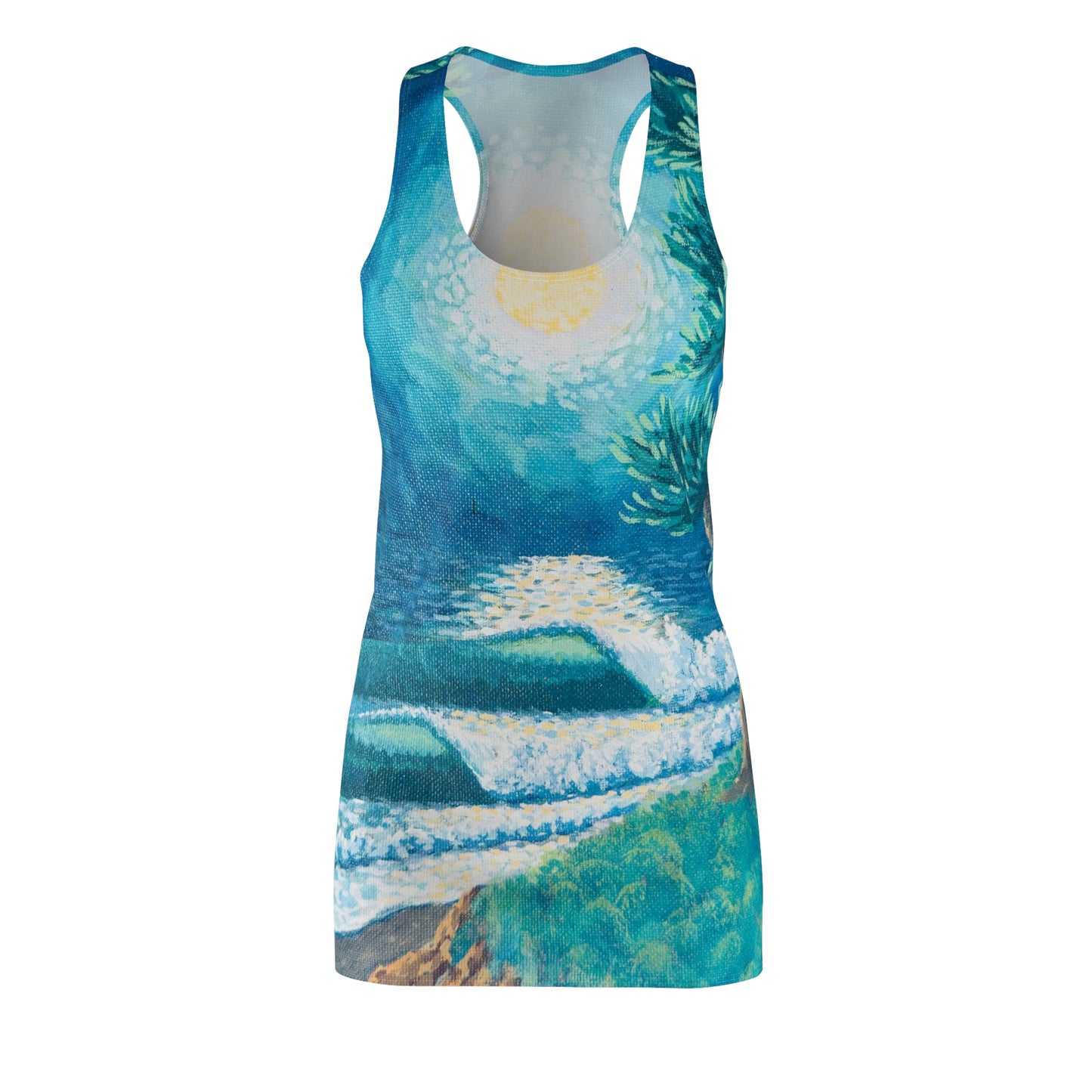 Women's Cut & Sew Racerback Dress (AOP)