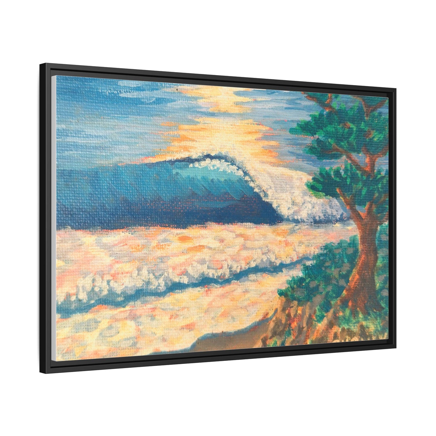 Matte Canvas, Framed (Multi-color)
