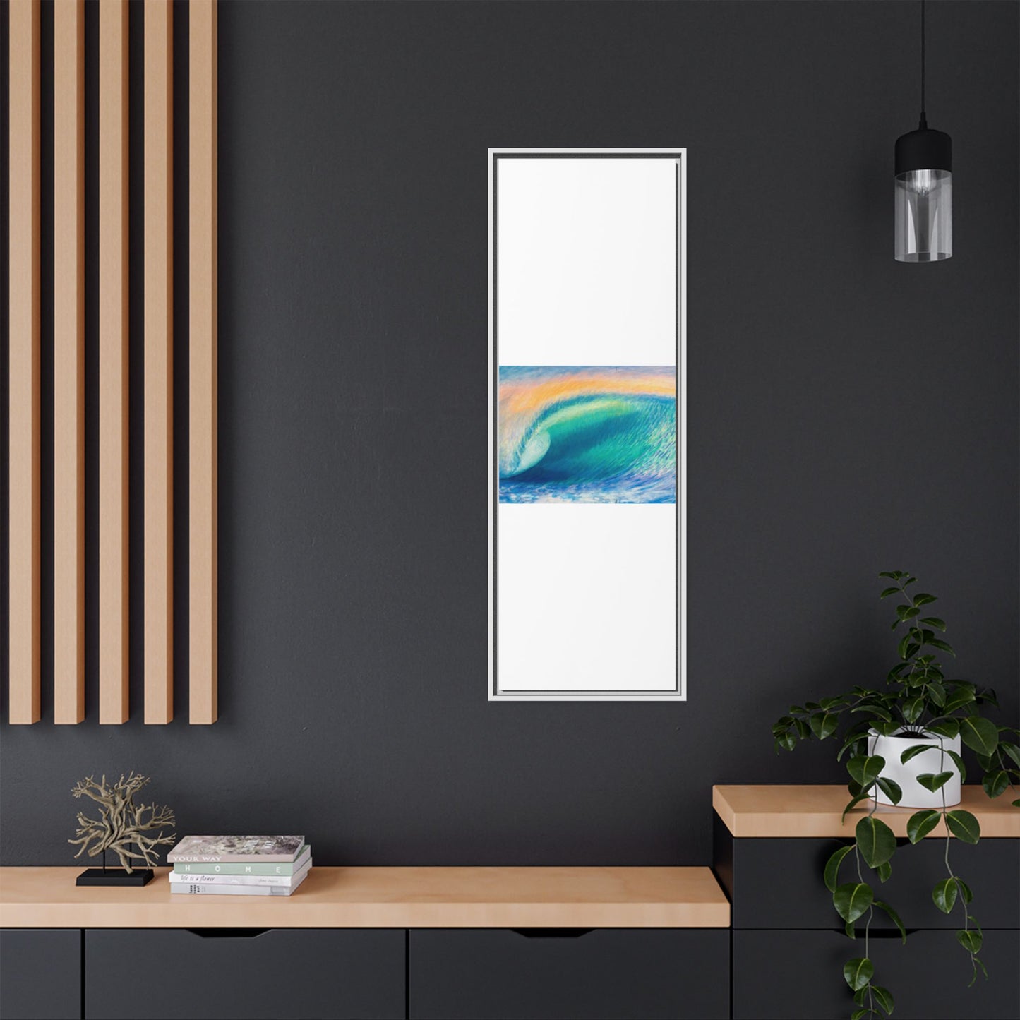 Matte Canvas, Framed (Multi-color)