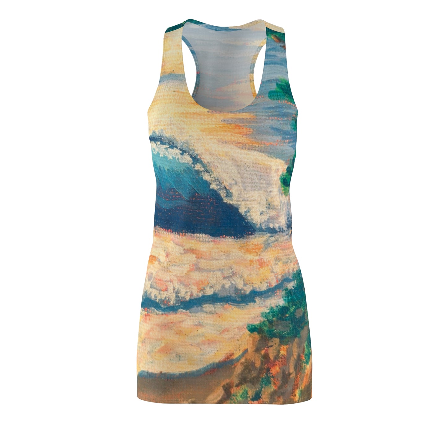 Women's Cut & Sew Racerback Dress (AOP)