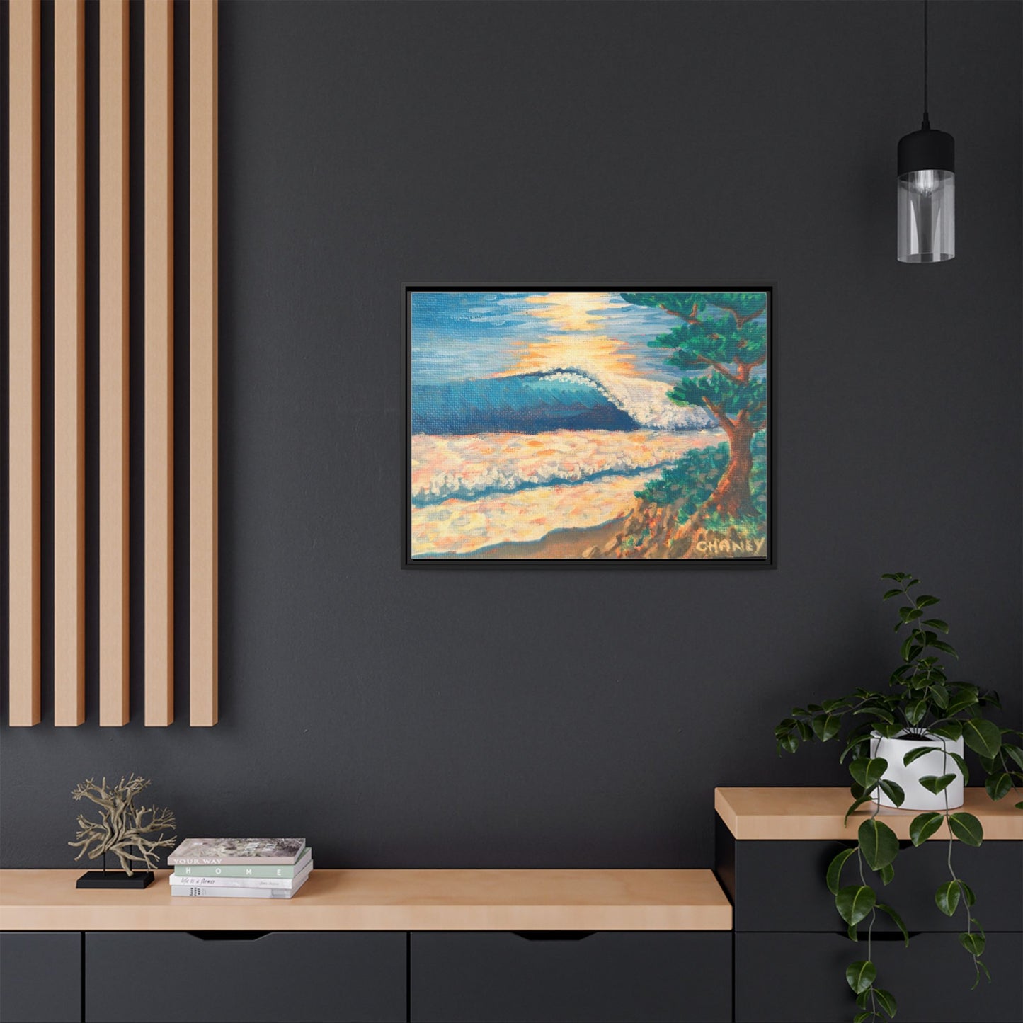 Matte Canvas, Framed (Multi-color)