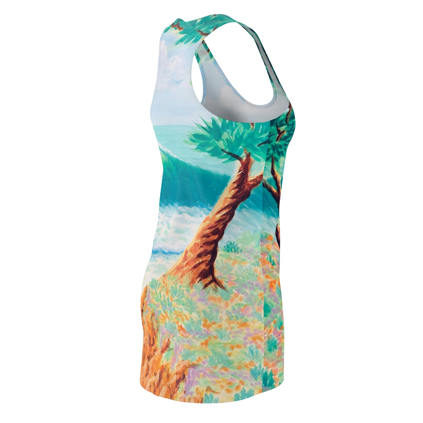 Women's Cut & Sew Racerback Dress (AOP)