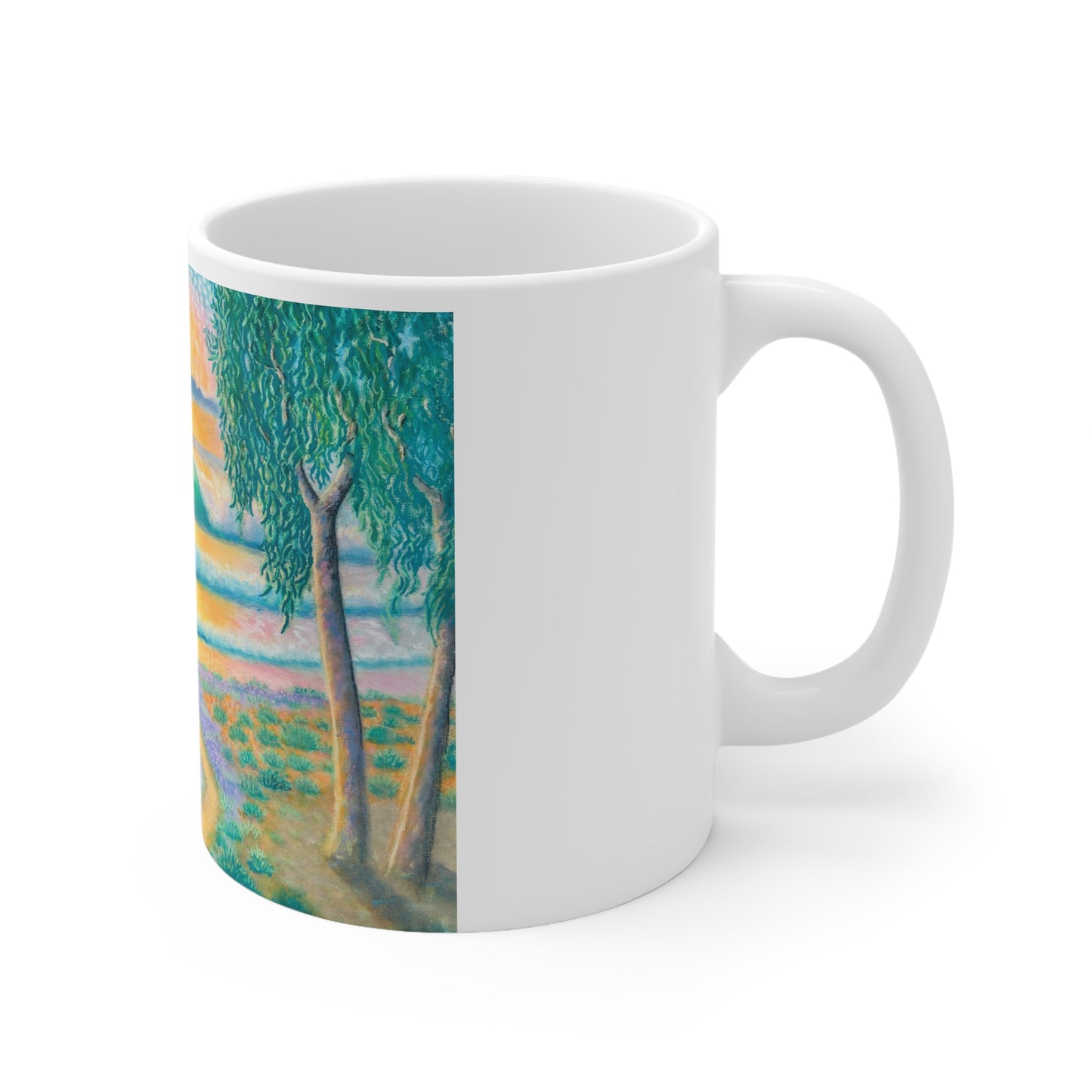 White Ceramic Mug, 11oz