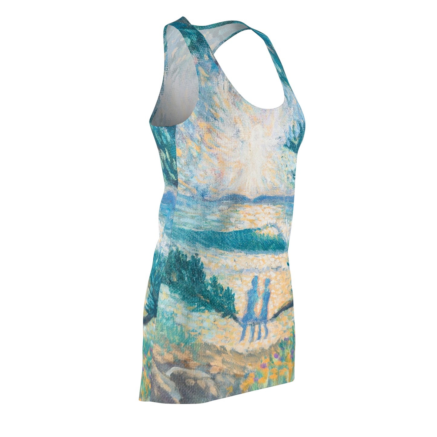 Women's Cut & Sew Racerback Dress (AOP)