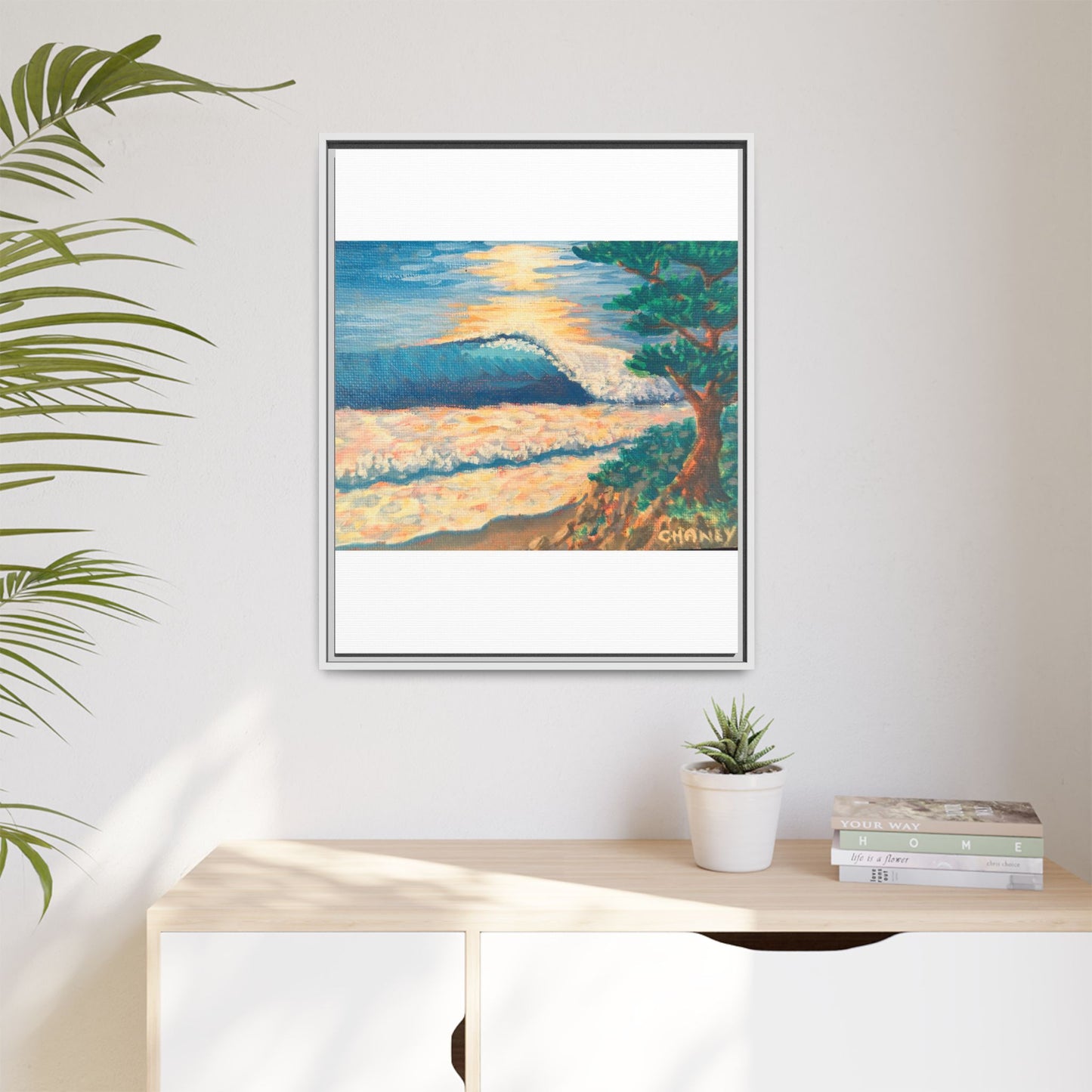 Matte Canvas, Framed (Multi-color)