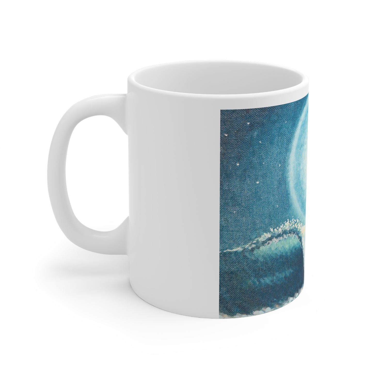 White Ceramic Mug, 11oz