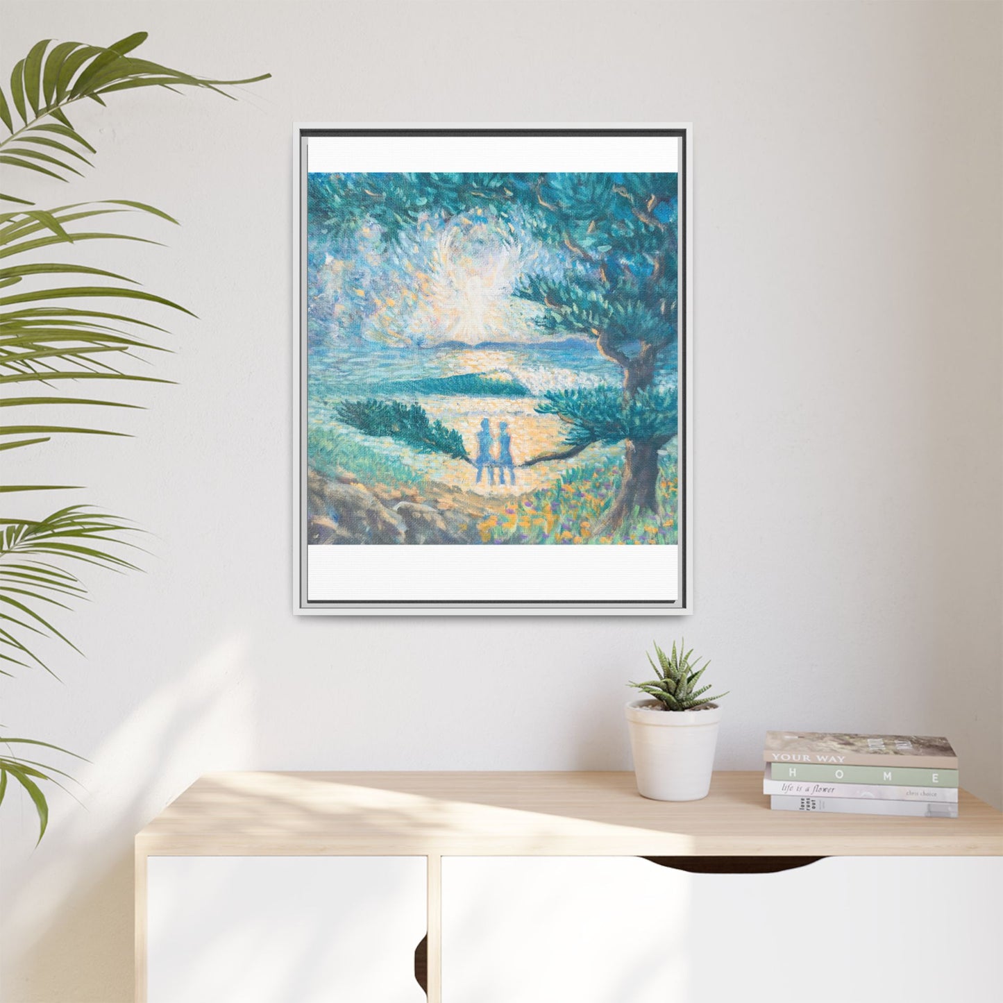 Matte Canvas, Framed (Multi-color)