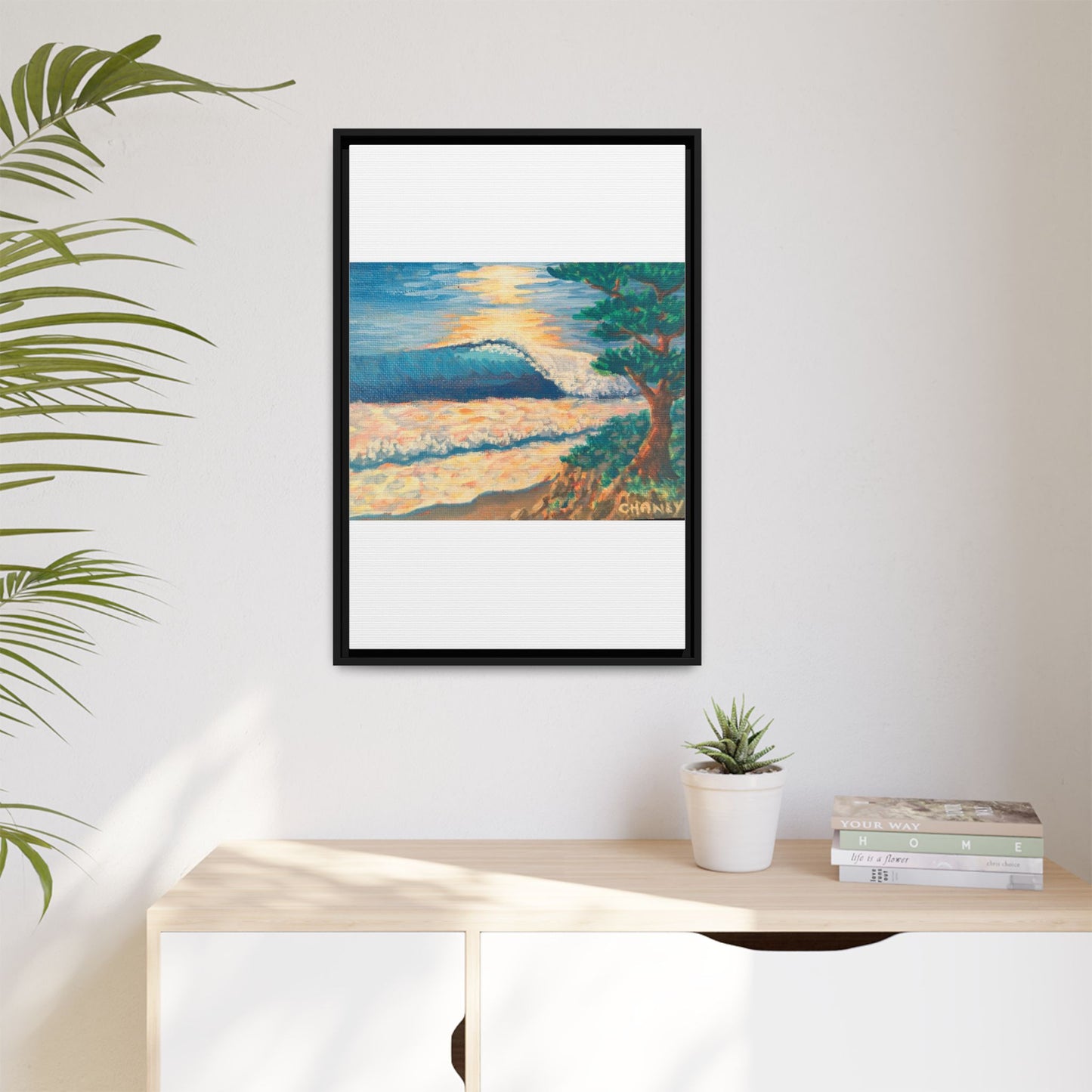Matte Canvas, Framed (Multi-color)