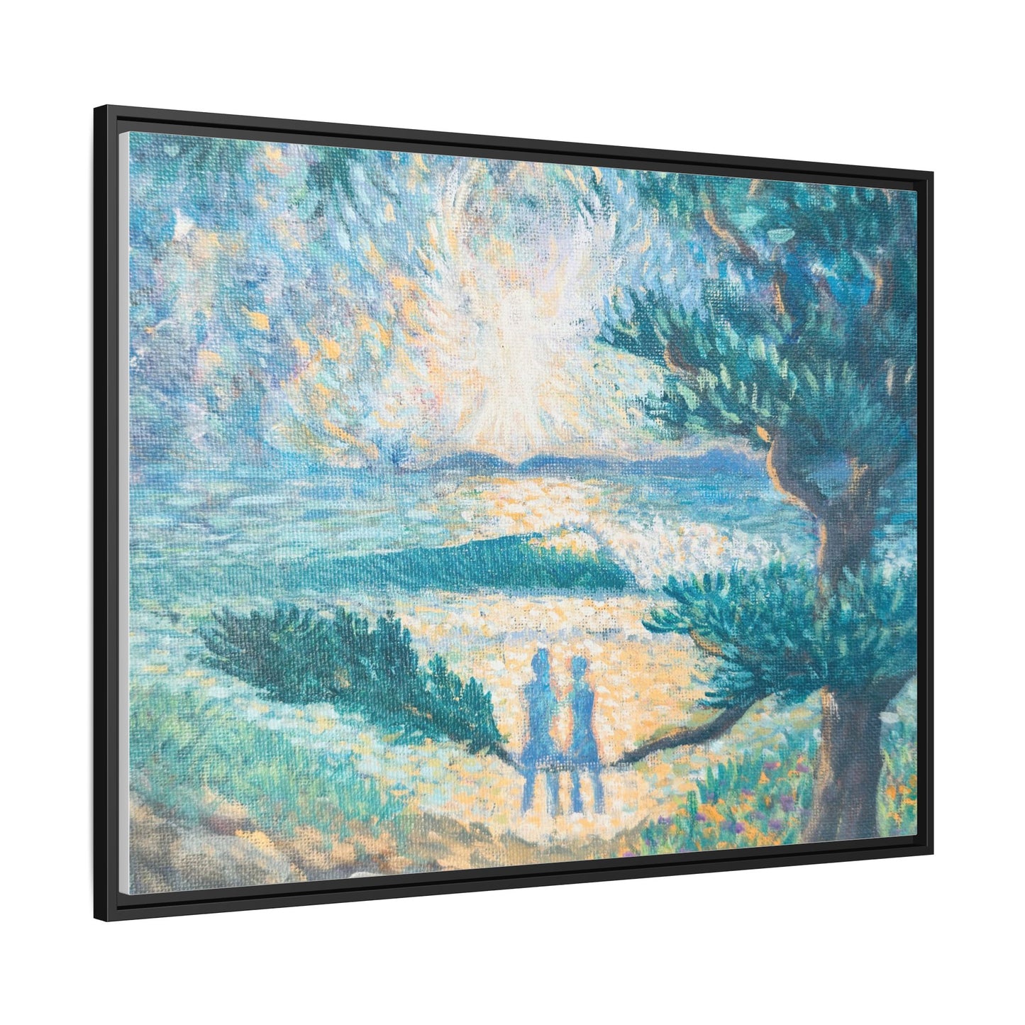 Matte Canvas, Framed (Multi-color)