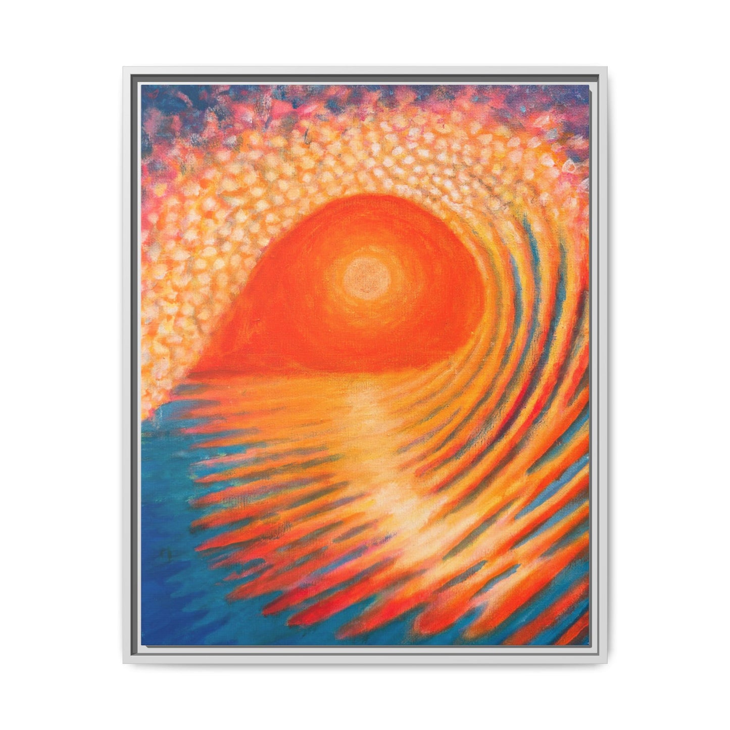Matte Canvas, Framed (Multi-color)