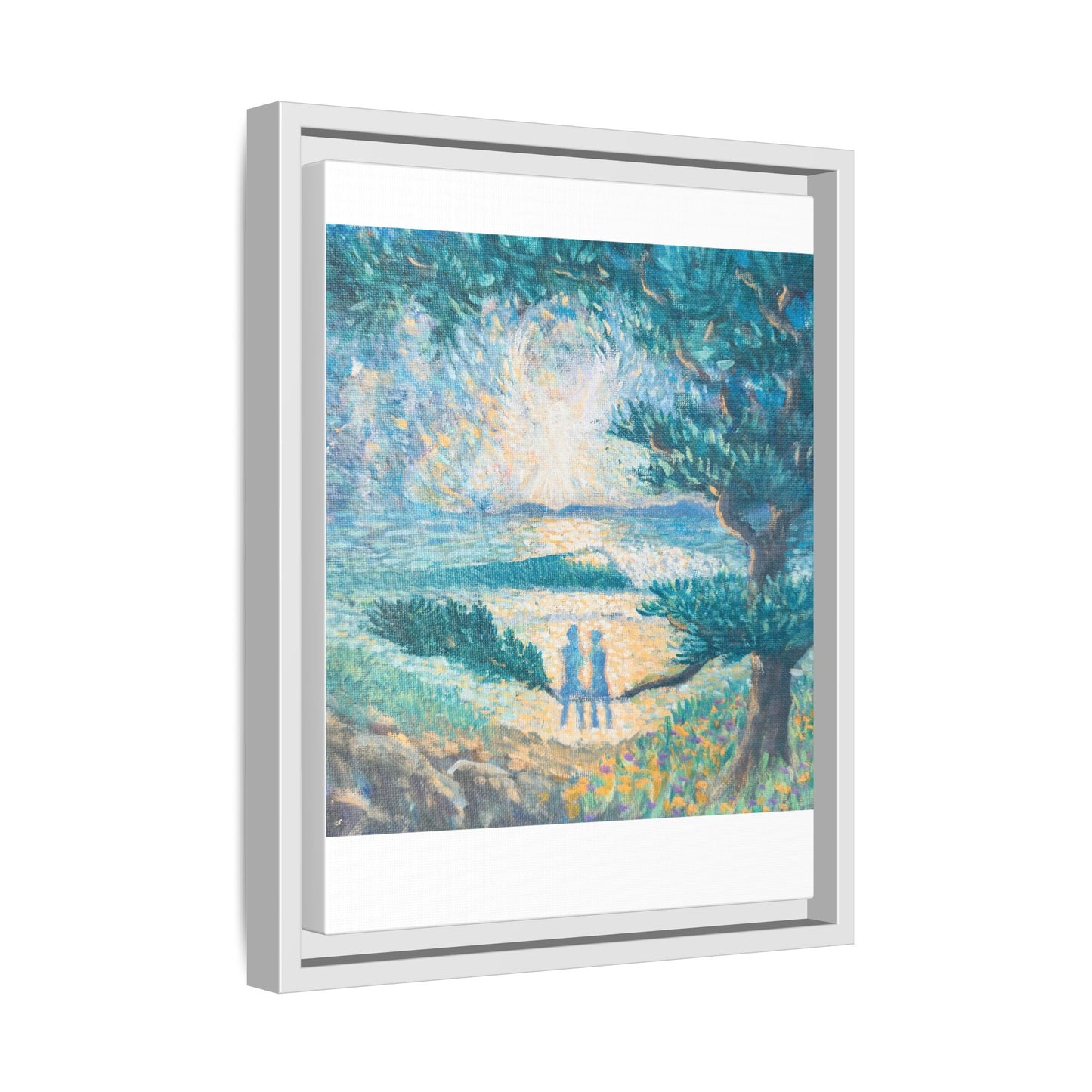 Matte Canvas, Framed (Multi-color)