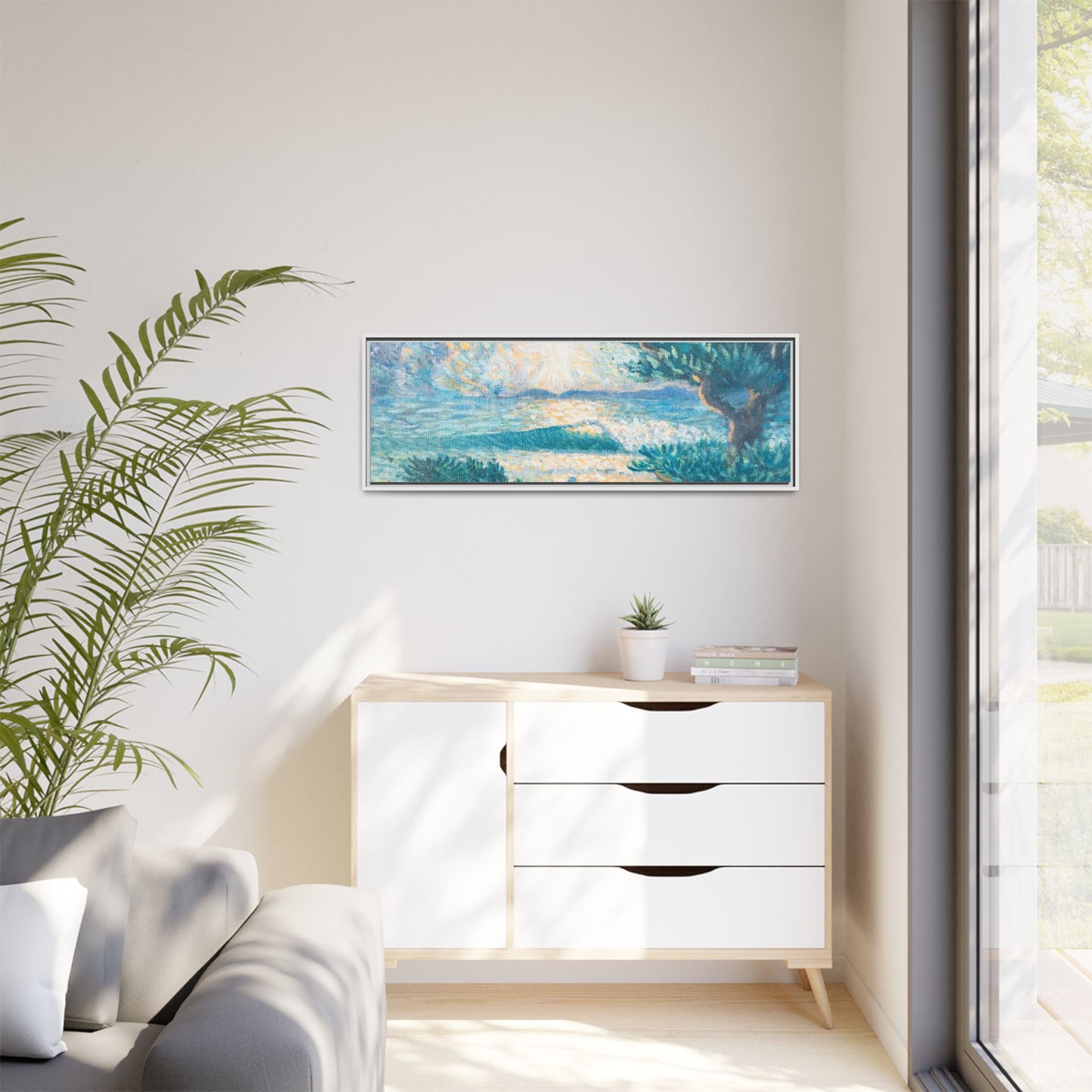 Matte Canvas, Framed (Multi-color)