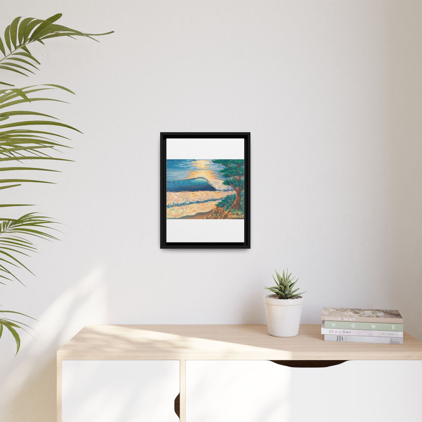 Matte Canvas, Framed (Multi-color)