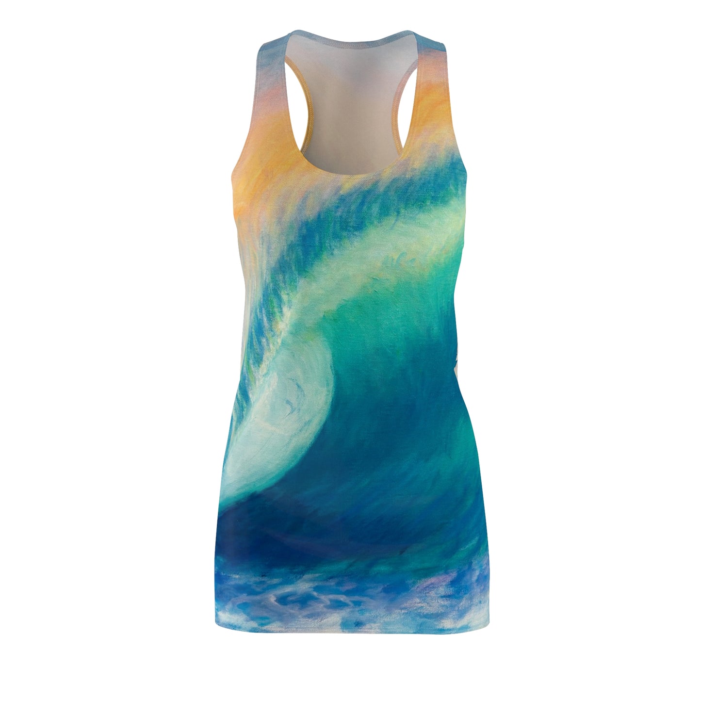 Women's Cut & Sew Racerback Dress (AOP)