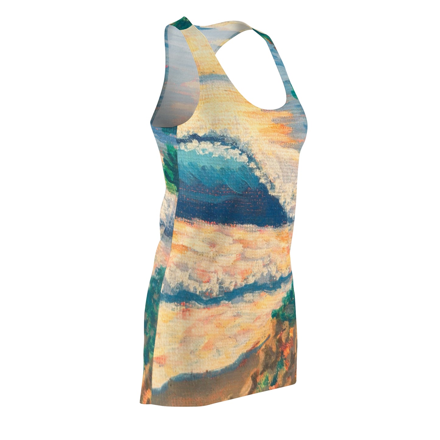 Women's Cut & Sew Racerback Dress (AOP)