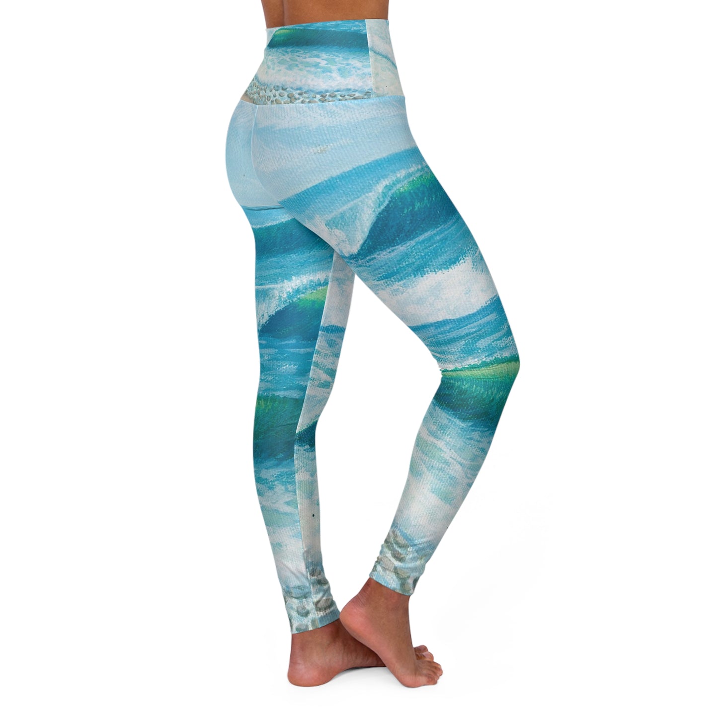High Waisted Yoga Leggings (AOP)