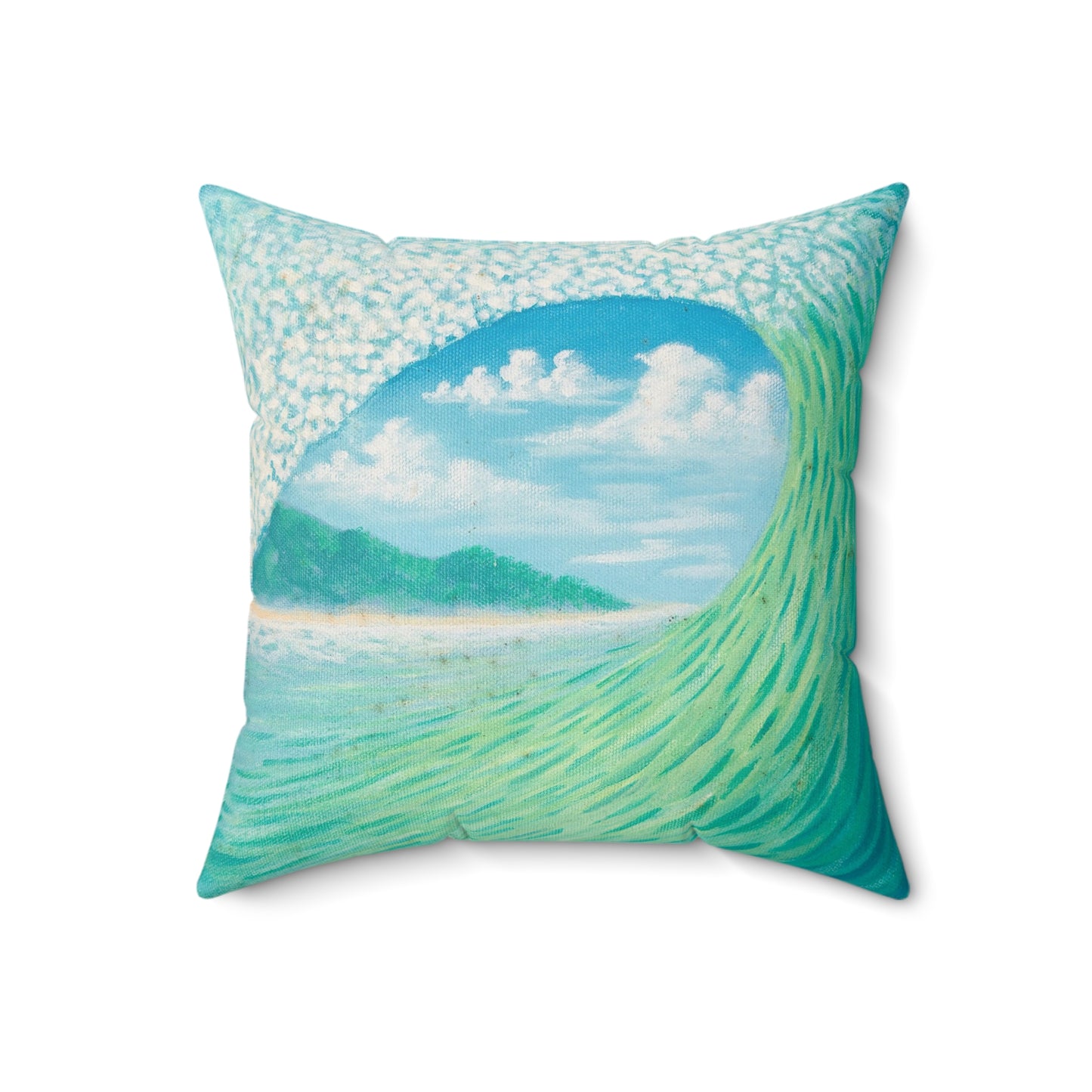 Spun Polyester Square Pillow