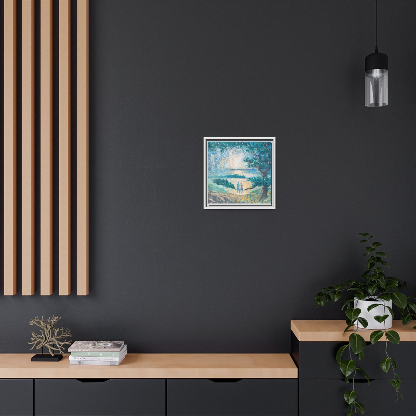 Matte Canvas, Framed (Multi-color)
