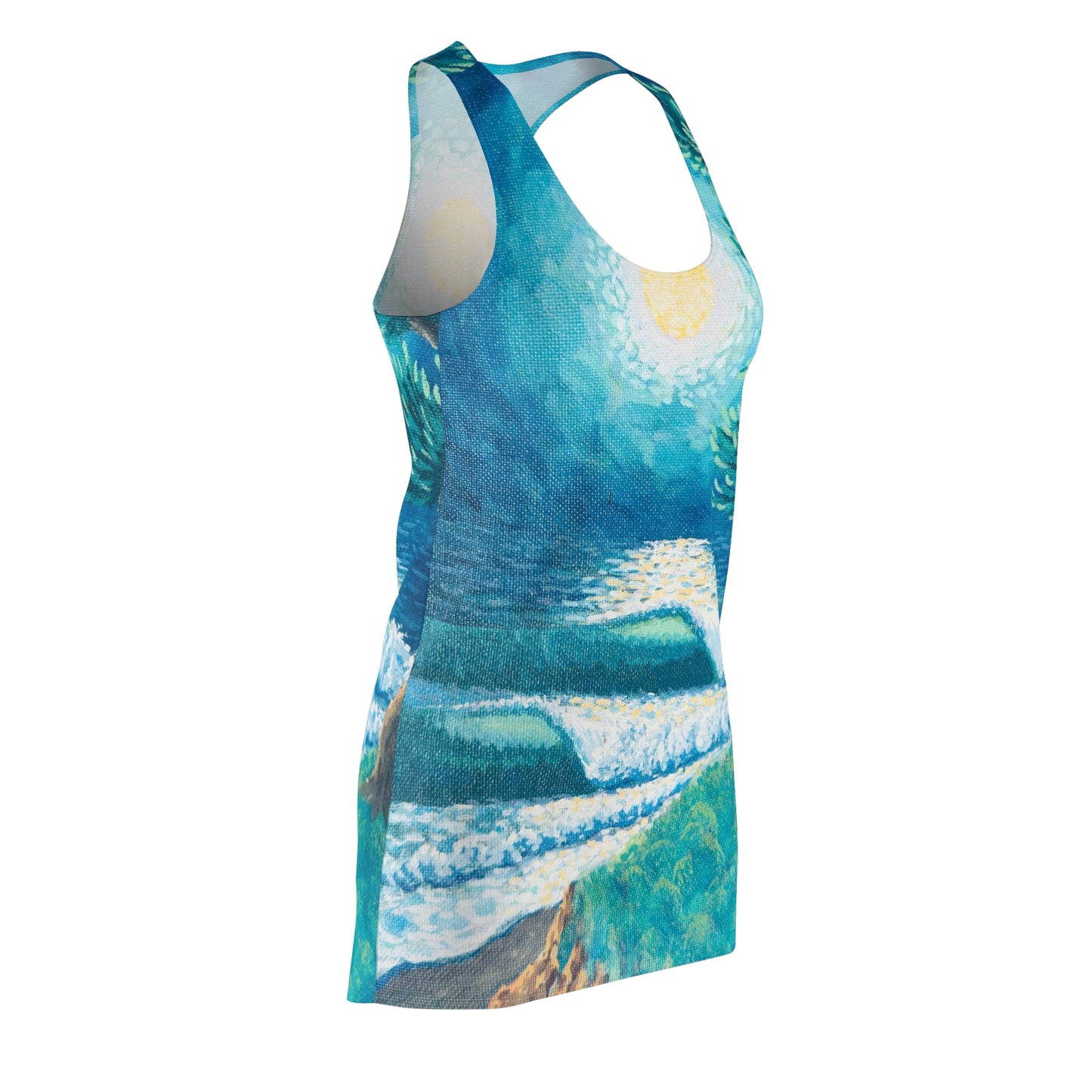 Women's Cut & Sew Racerback Dress (AOP)