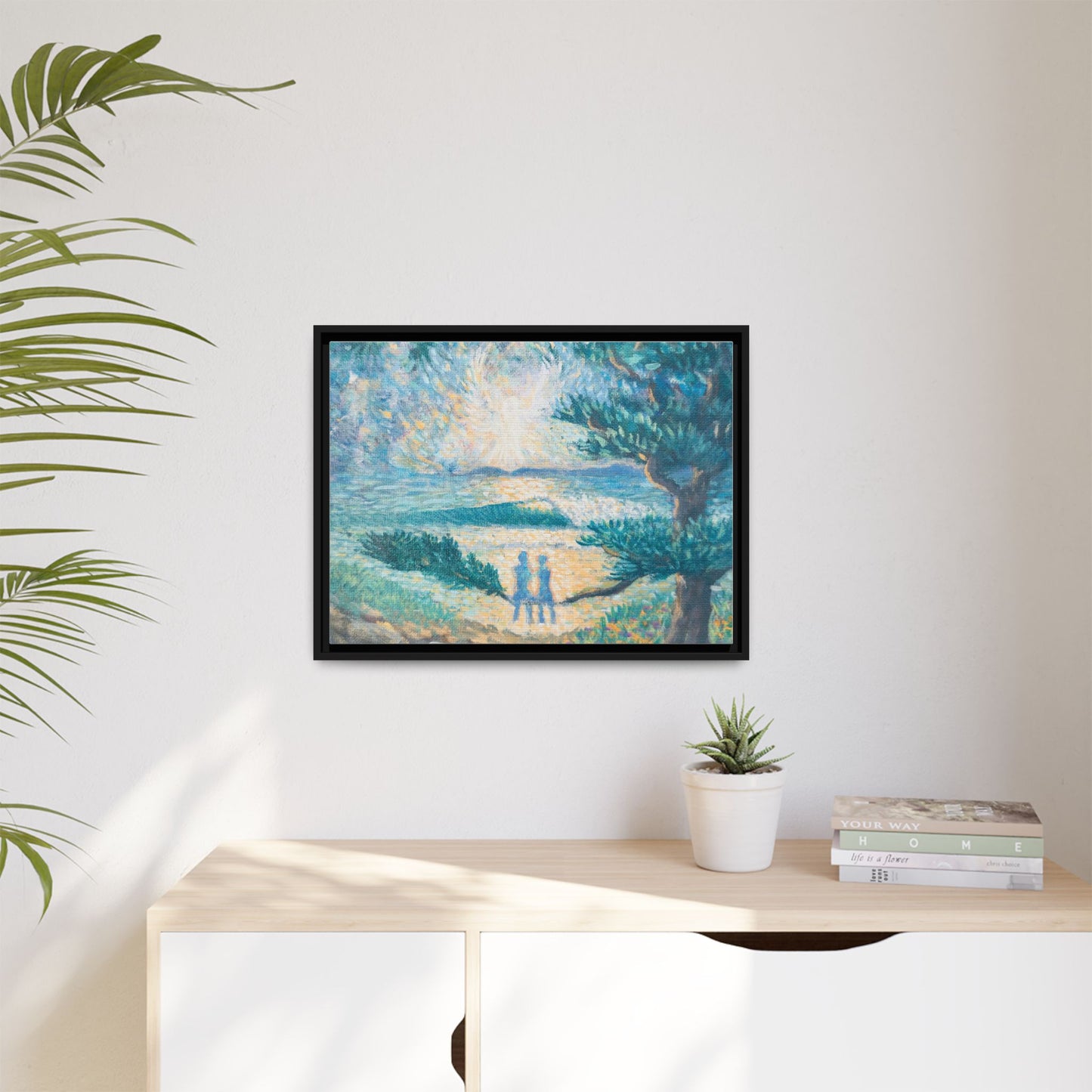 Matte Canvas, Framed (Multi-color)