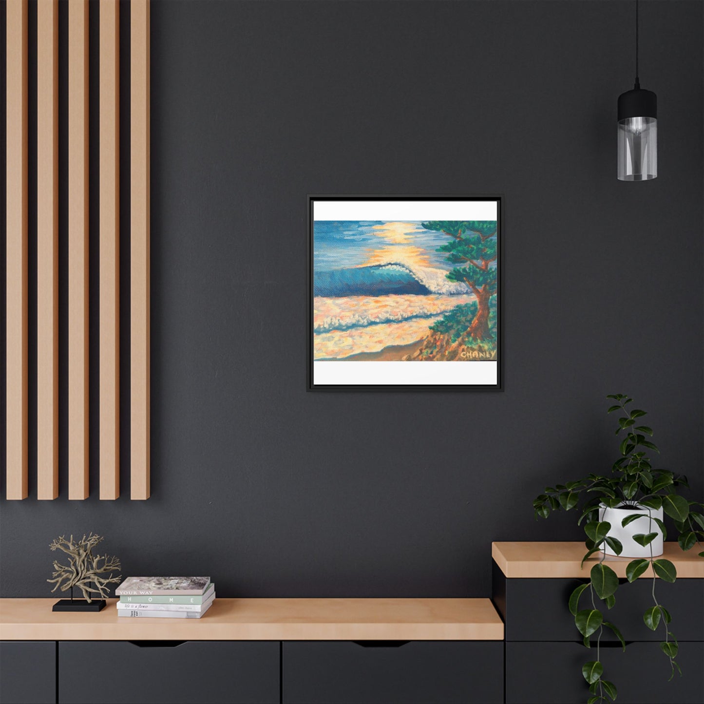 Matte Canvas, Framed (Multi-color)