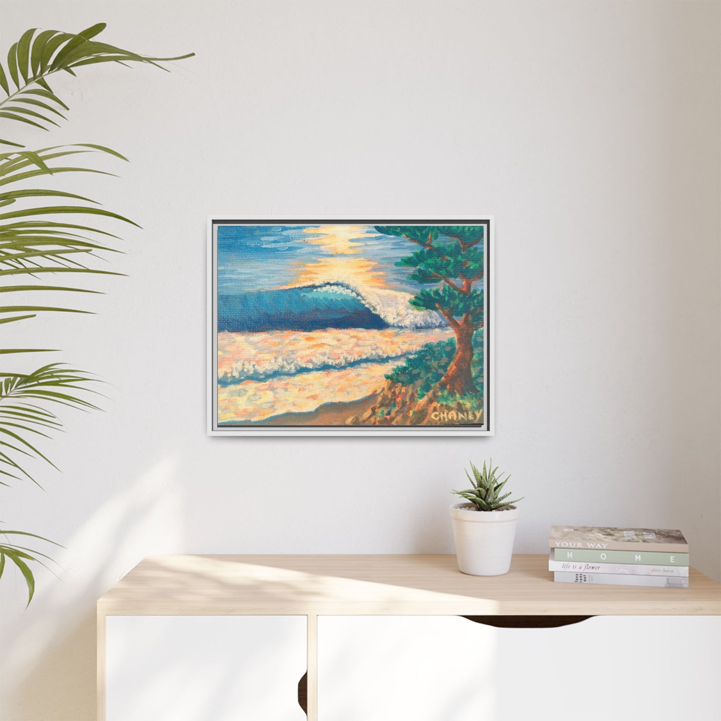Matte Canvas, Framed (Multi-color)